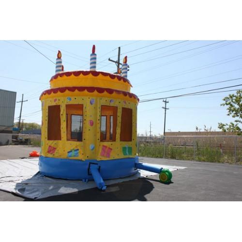 15' Birthday Cake Commercial Moonwalk Bounce House to Buy