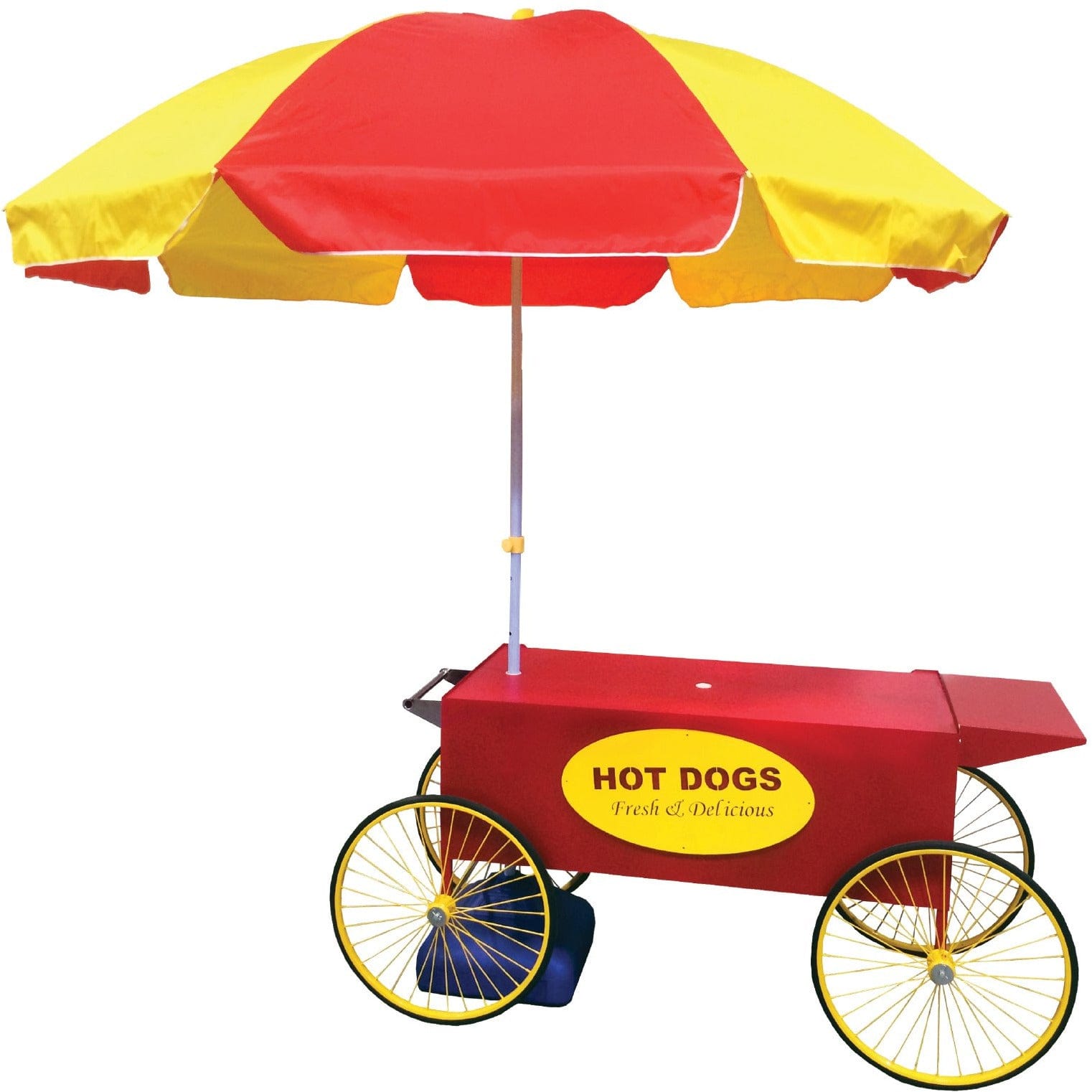 Hot Dog Wagon with Umbrella