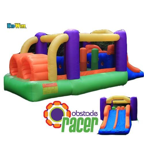 KidWise Obstacle Speed Racer Bounce House