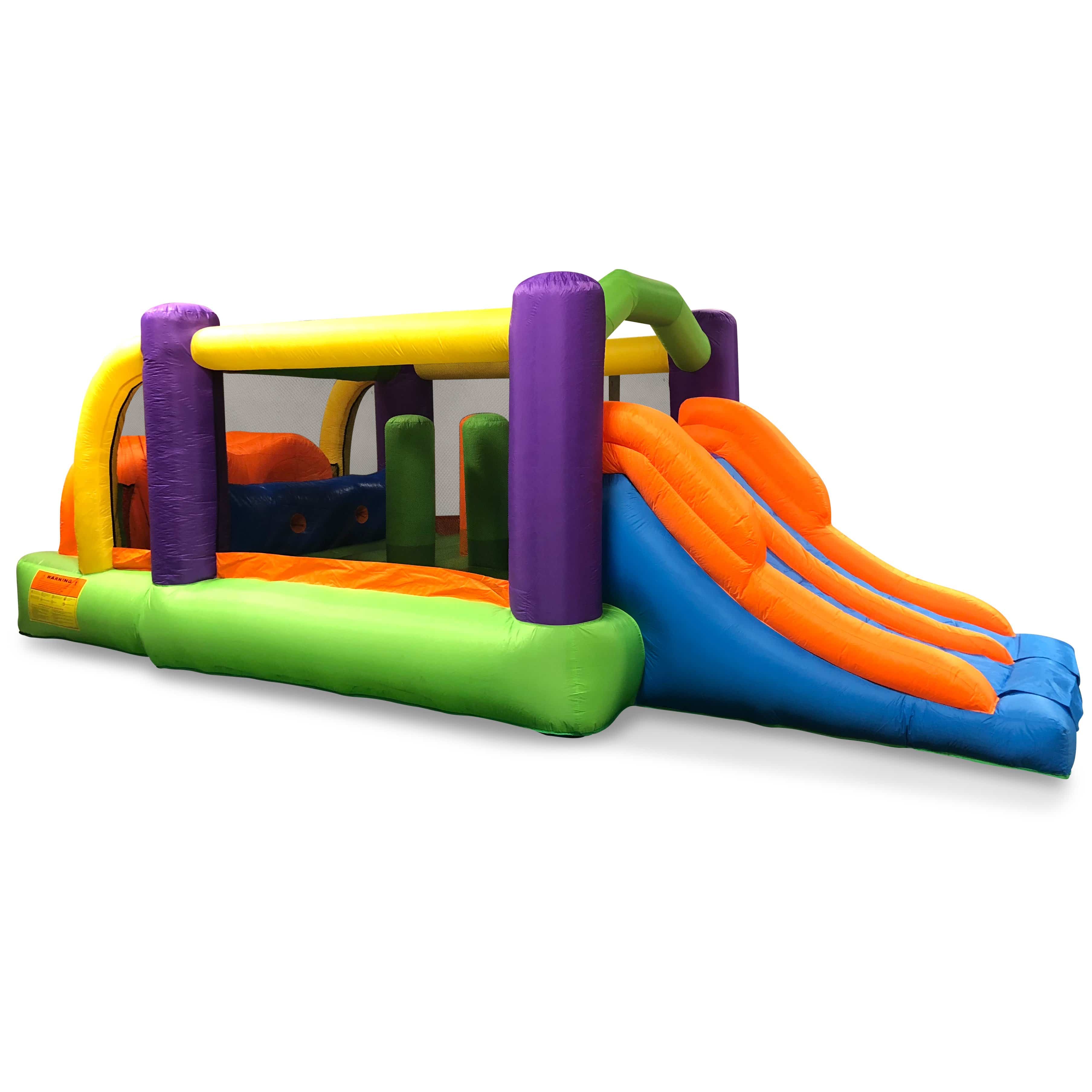 KidWise Obstacle Speed Racer Bounce House