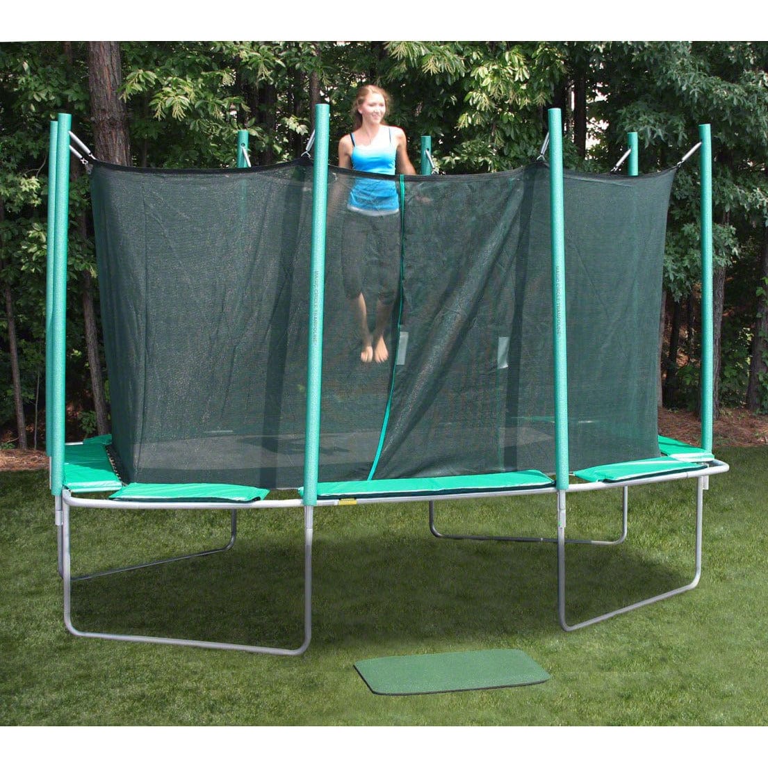 Magic Circle 9' x 14' Rectangle Trampoline With Safety Enclosure