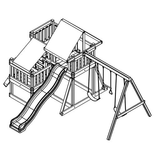 Congo Monkey Playsystem Swing Set #2