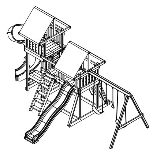 Congo Monkey Playsystem Swing Set #3