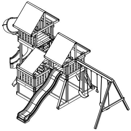 Congo Monkey Playsystem Swing Set #4