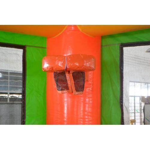 Two-Lane Tropical Bouncer Slide Combo - Dry