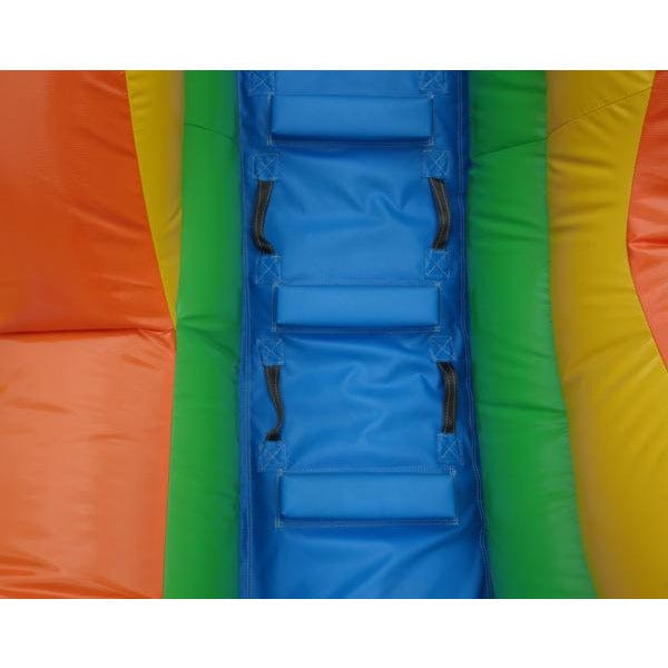 13' H Palm Tree Themed Inflatable Moonwalk Water Slide