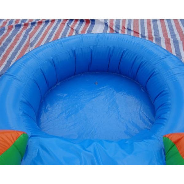 13' H Palm Tree Themed Inflatable Moonwalk Water Slide