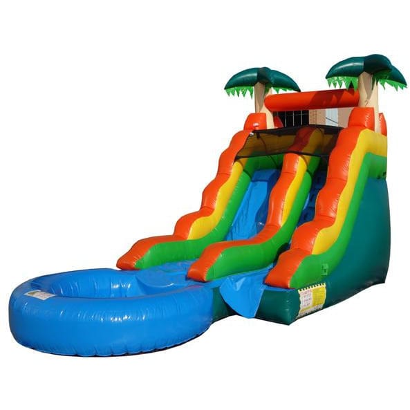 13' H Palm Tree Slide | Moonwalk Water Slide