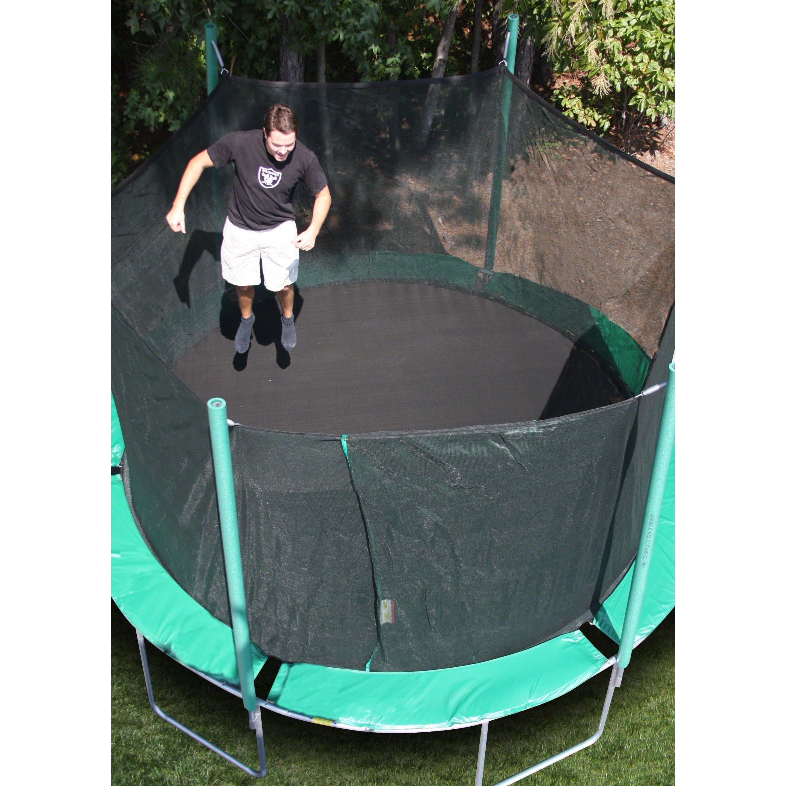 Magic Circle 13.5' Round Trampoline With Safety Enclosure